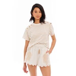 Allison New York Stripe Brooklyn Tee - Sand Stripe nwt various sizes